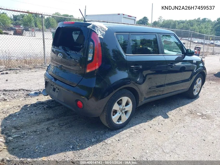 KNDJN2A26H7459537 2017 Kia Soul