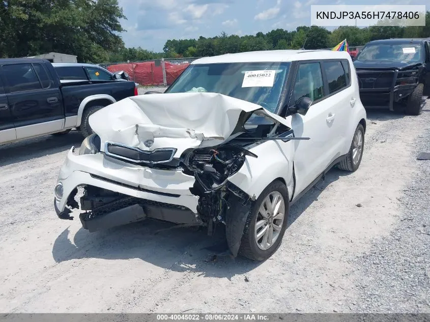 KNDJP3A56H7478406 2017 Kia Soul +