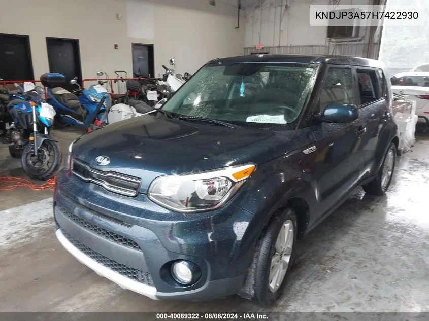 KNDJP3A57H7422930 2017 Kia Soul +