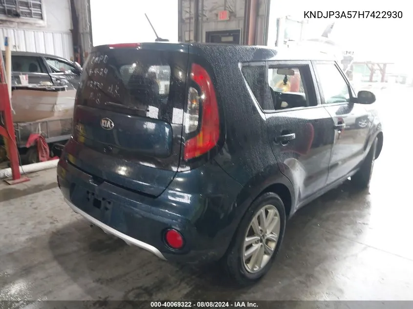 KNDJP3A57H7422930 2017 Kia Soul +