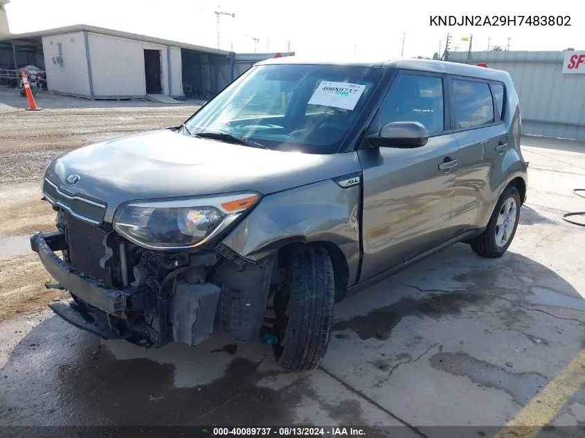 KNDJN2A29H7483802 2017 Kia Soul