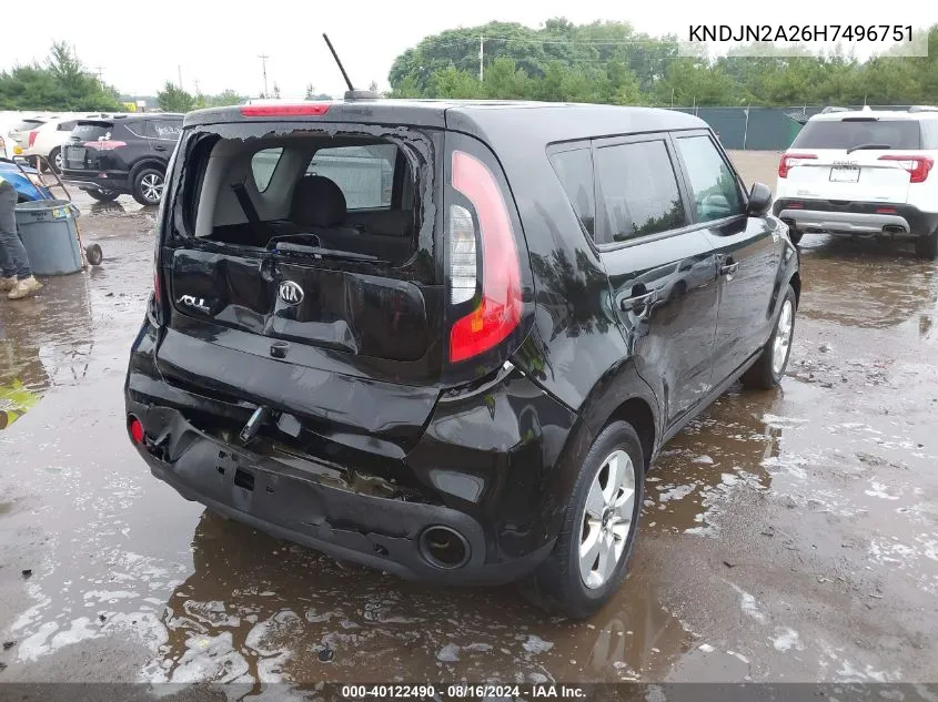 KNDJN2A26H7496751 2017 Kia Soul