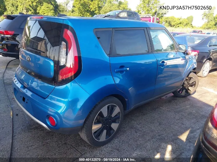 KNDJP3A57H7502650 2017 Kia Soul +