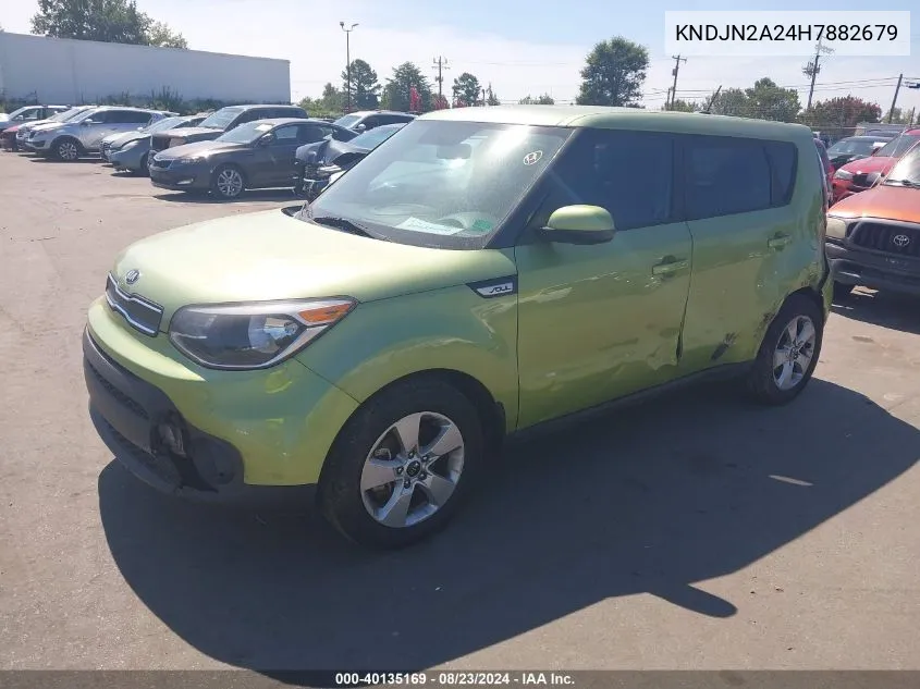 2017 Kia Soul VIN: KNDJN2A24H7882679 Lot: 40135169