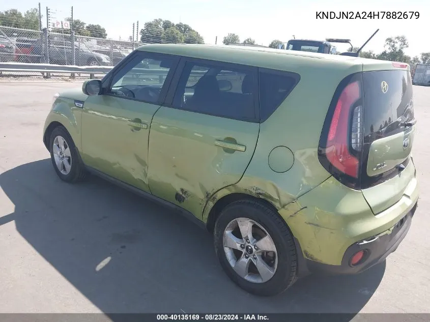 2017 Kia Soul VIN: KNDJN2A24H7882679 Lot: 40135169