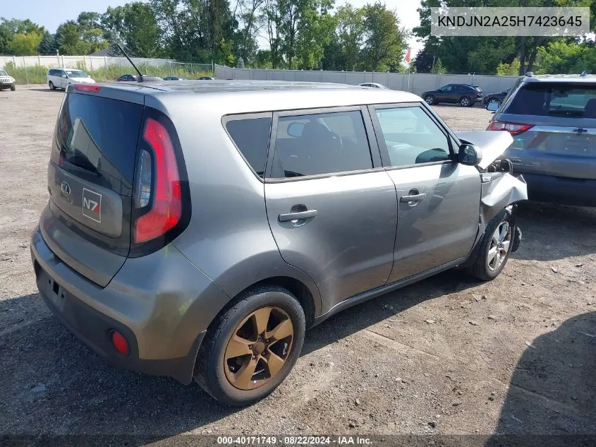 KNDJN2A25H7423645 2017 Kia Soul