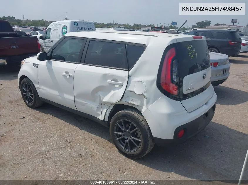 KNDJN2A25H7498457 2017 Kia Soul