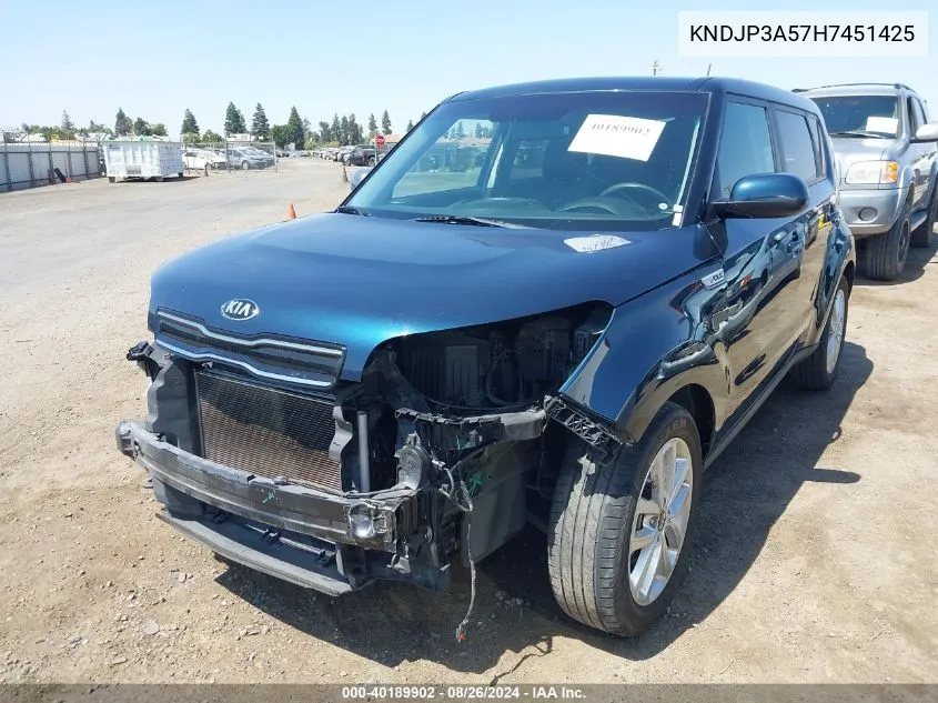 KNDJP3A57H7451425 2017 Kia Soul +