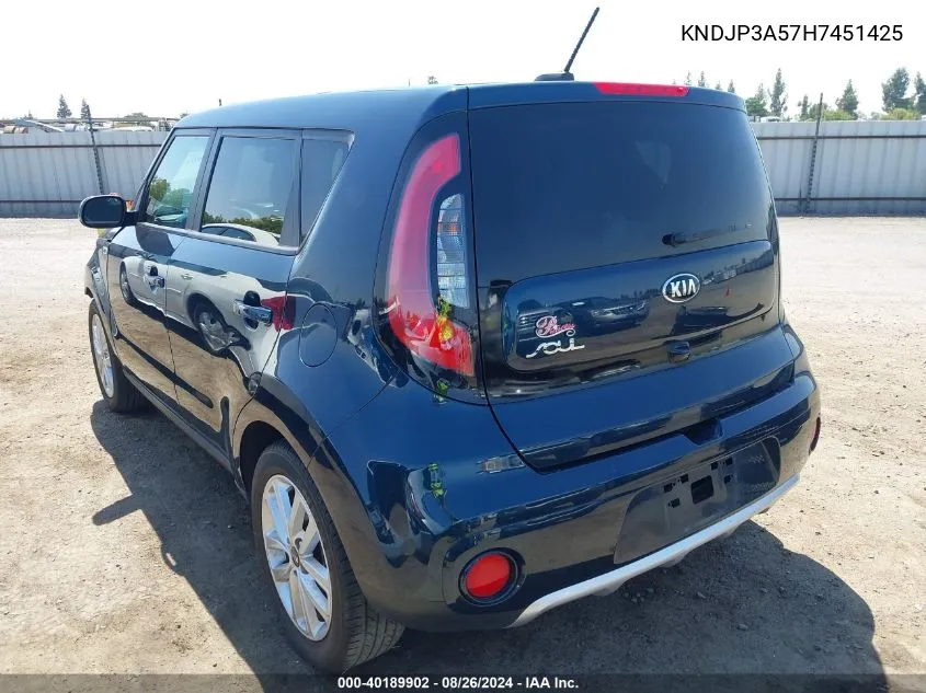 KNDJP3A57H7451425 2017 Kia Soul +