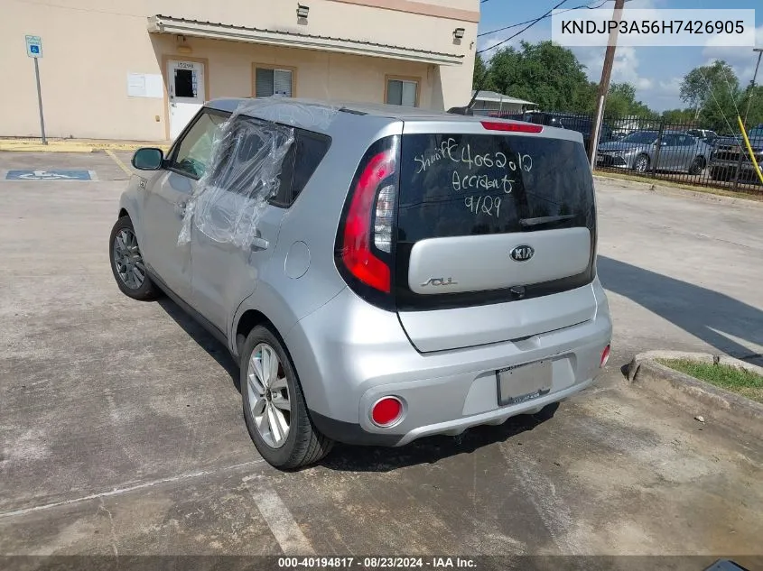 KNDJP3A56H7426905 2017 Kia Soul +