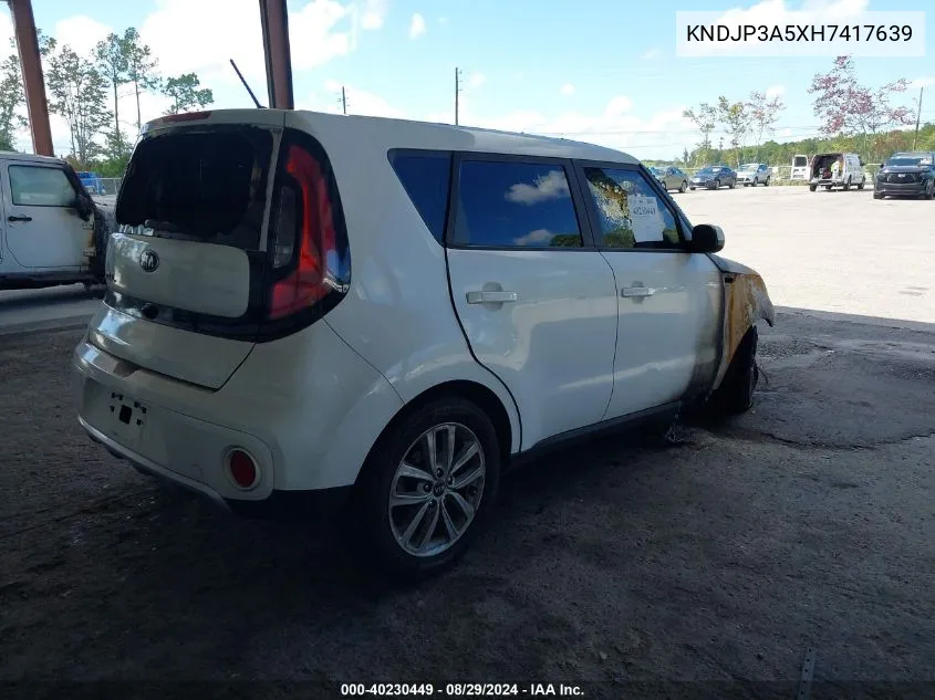 KNDJP3A5XH7417639 2017 Kia Soul +