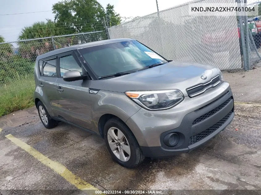 2017 Kia Soul VIN: KNDJN2A2XH7461064 Lot: 40232314