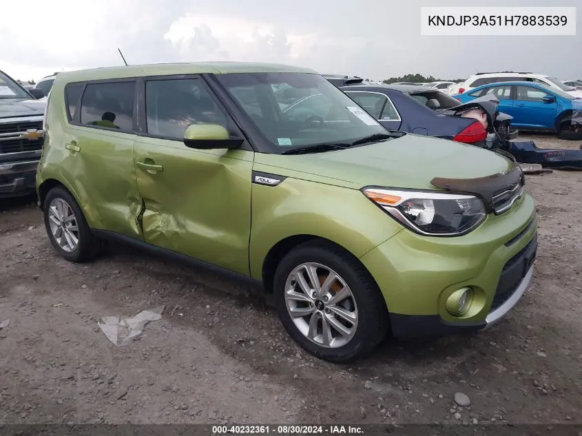 KNDJP3A51H7883539 2017 Kia Soul +