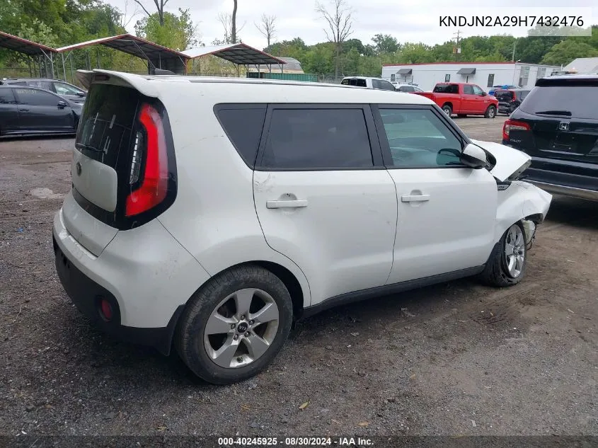 KNDJN2A29H7432476 2017 Kia Soul