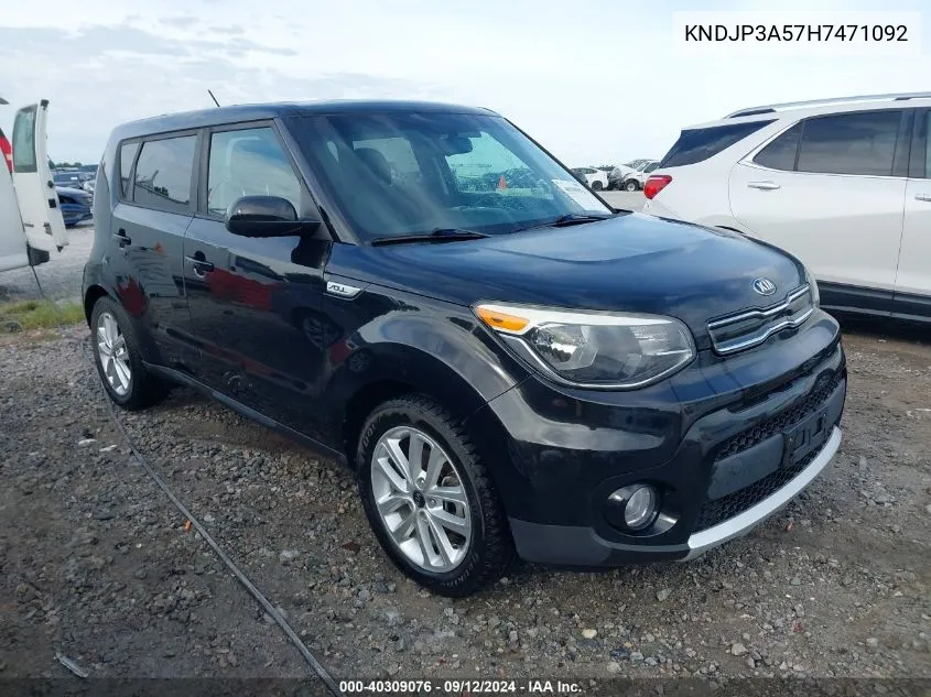 KNDJP3A57H7471092 2017 Kia Soul +