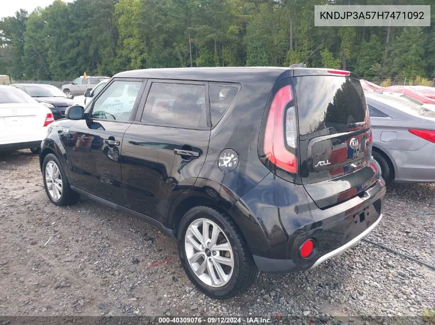 KNDJP3A57H7471092 2017 Kia Soul +