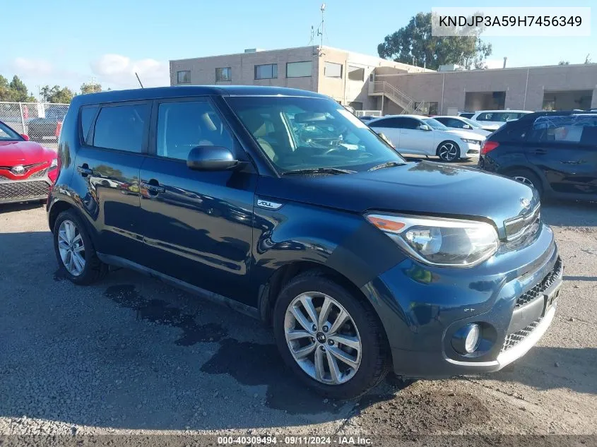 2017 Kia Soul + VIN: KNDJP3A59H7456349 Lot: 40309494