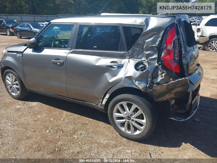 KNDJP3A55H7428175 2017 Kia Soul +