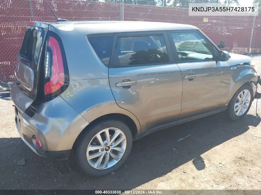 KNDJP3A55H7428175 2017 Kia Soul +