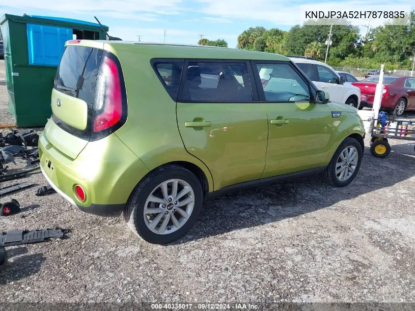 KNDJP3A52H7878835 2017 Kia Soul +