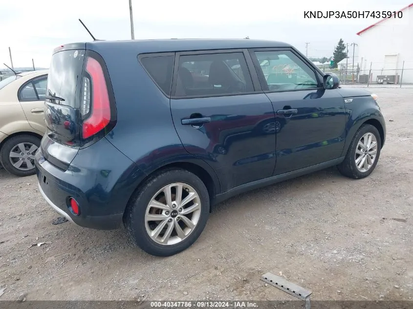 KNDJP3A50H7435910 2017 Kia Soul +