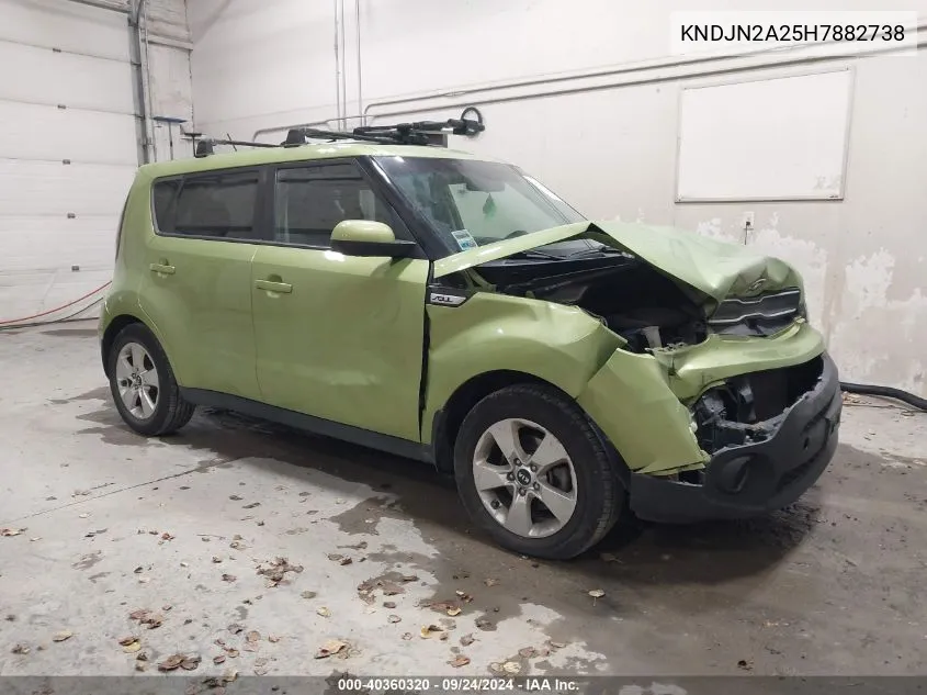 2017 Kia Soul VIN: KNDJN2A25H7882738 Lot: 40360320