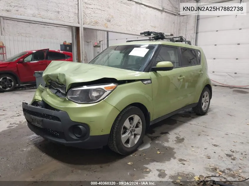 2017 Kia Soul VIN: KNDJN2A25H7882738 Lot: 40360320