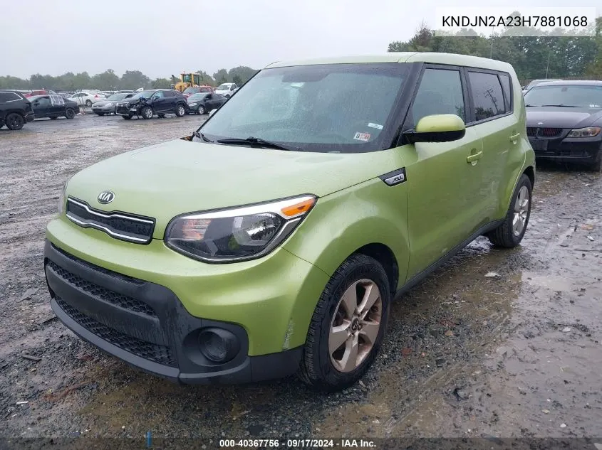 KNDJN2A23H7881068 2017 Kia Soul