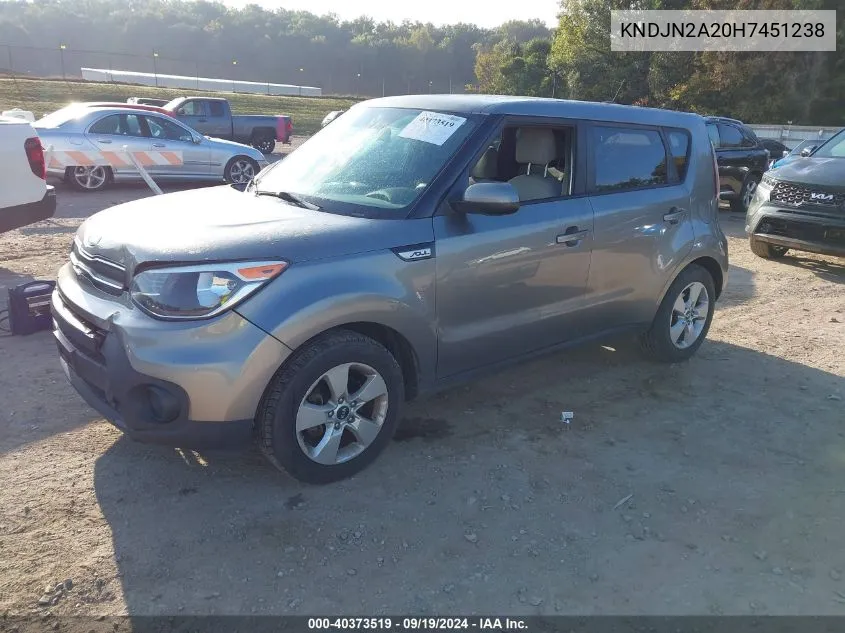 KNDJN2A20H7451238 2017 Kia Soul