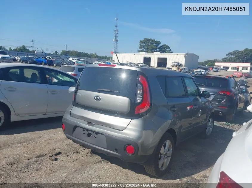 KNDJN2A20H7485051 2017 Kia Soul