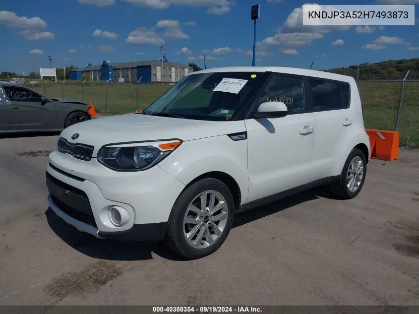 2017 Kia Soul + VIN: KNDJP3A52H7493873 Lot: 40388354