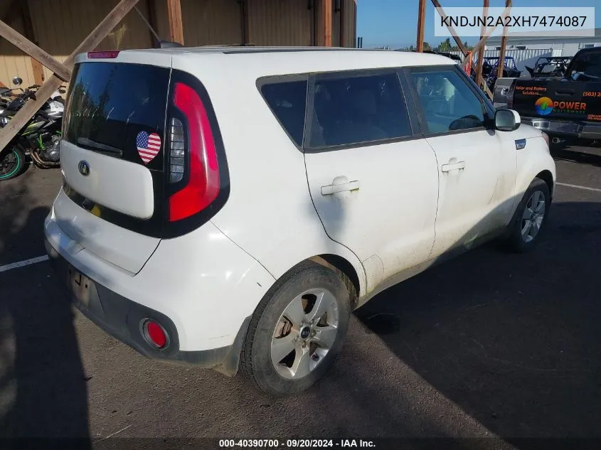 KNDJN2A2XH7474087 2017 Kia Soul