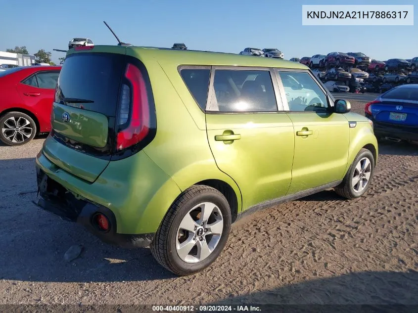 KNDJN2A21H7886317 2017 Kia Soul