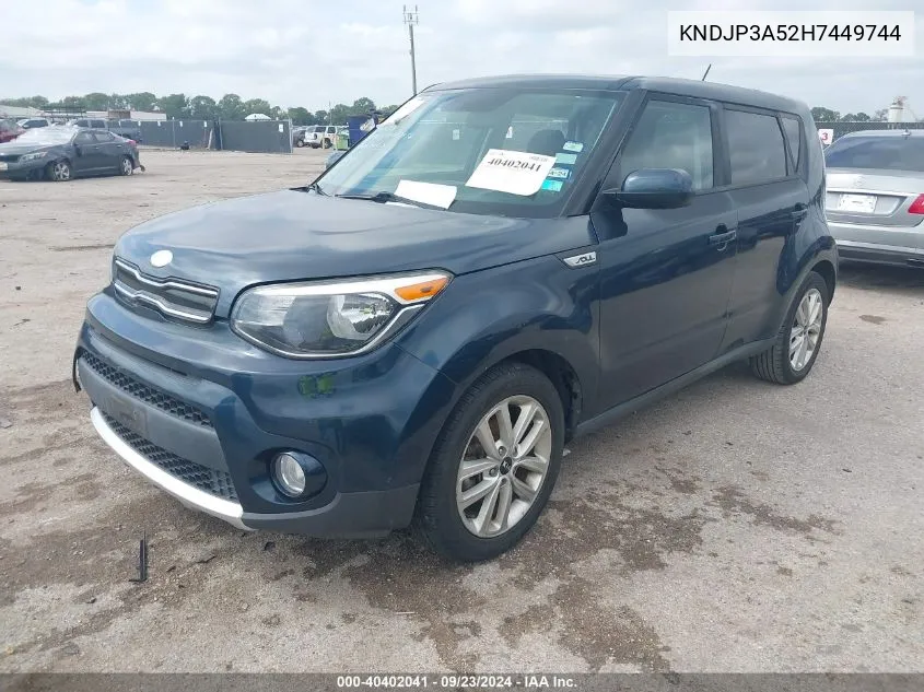 KNDJP3A52H7449744 2017 Kia Soul +