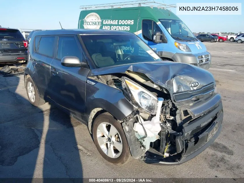 KNDJN2A23H7458006 2017 Kia Soul