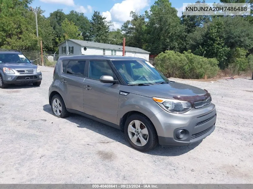 KNDJN2A20H7486488 2017 Kia Soul