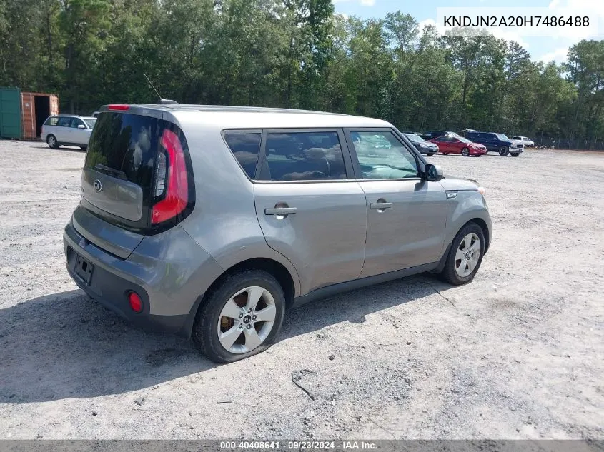 KNDJN2A20H7486488 2017 Kia Soul