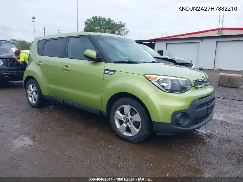 2017 Kia Soul VIN: KNDJN2A27H7882210 Lot: 40462844