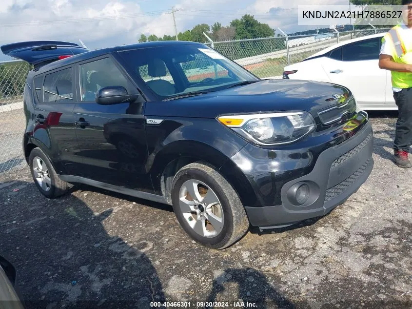 2017 Kia Soul VIN: KNDJN2A21H7886527 Lot: 40466301