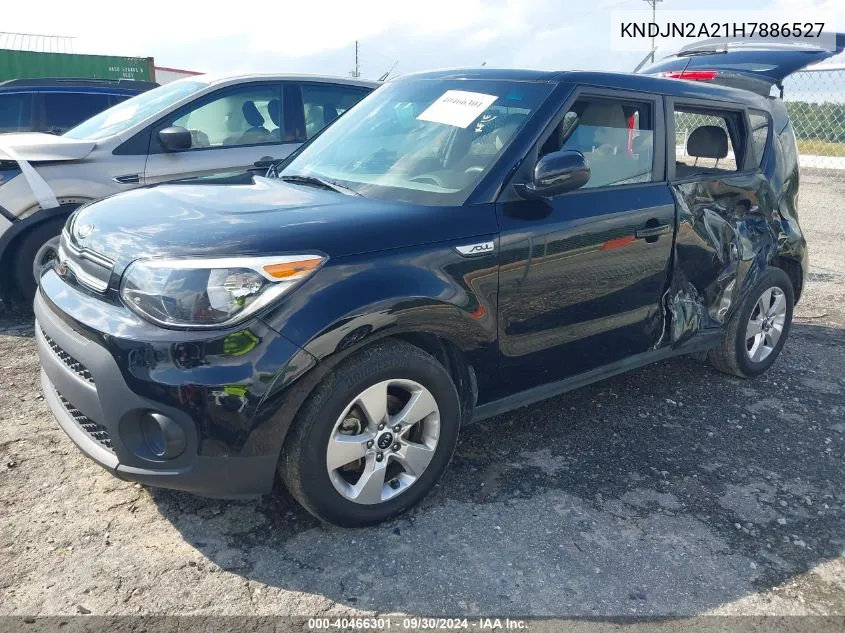 2017 Kia Soul VIN: KNDJN2A21H7886527 Lot: 40466301