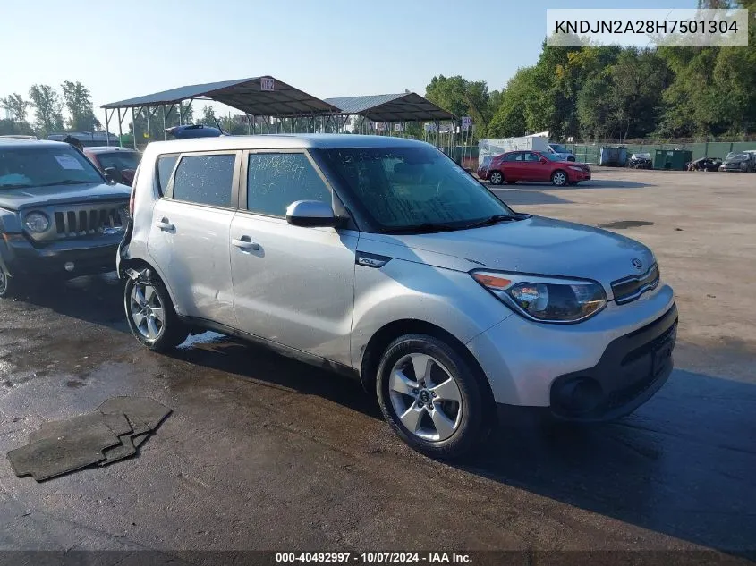 2017 Kia Soul VIN: KNDJN2A28H7501304 Lot: 40492997