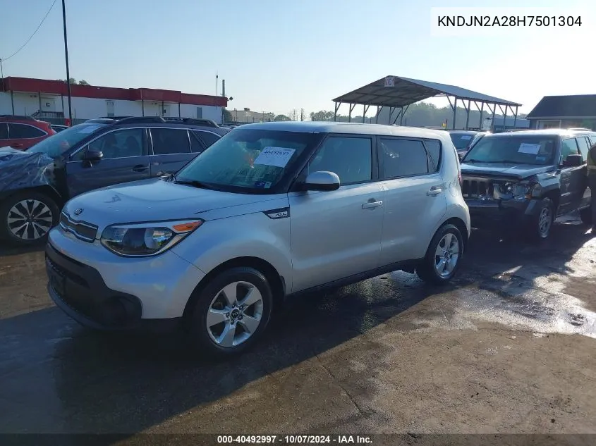 2017 Kia Soul VIN: KNDJN2A28H7501304 Lot: 40492997