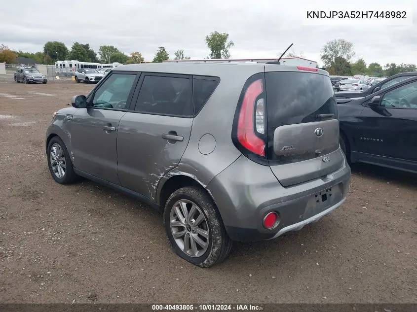 KNDJP3A52H7448982 2017 Kia Soul +