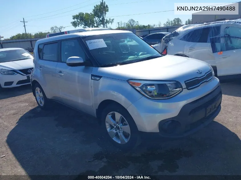 2017 Kia Soul VIN: KNDJN2A29H7490488 Lot: 40504204