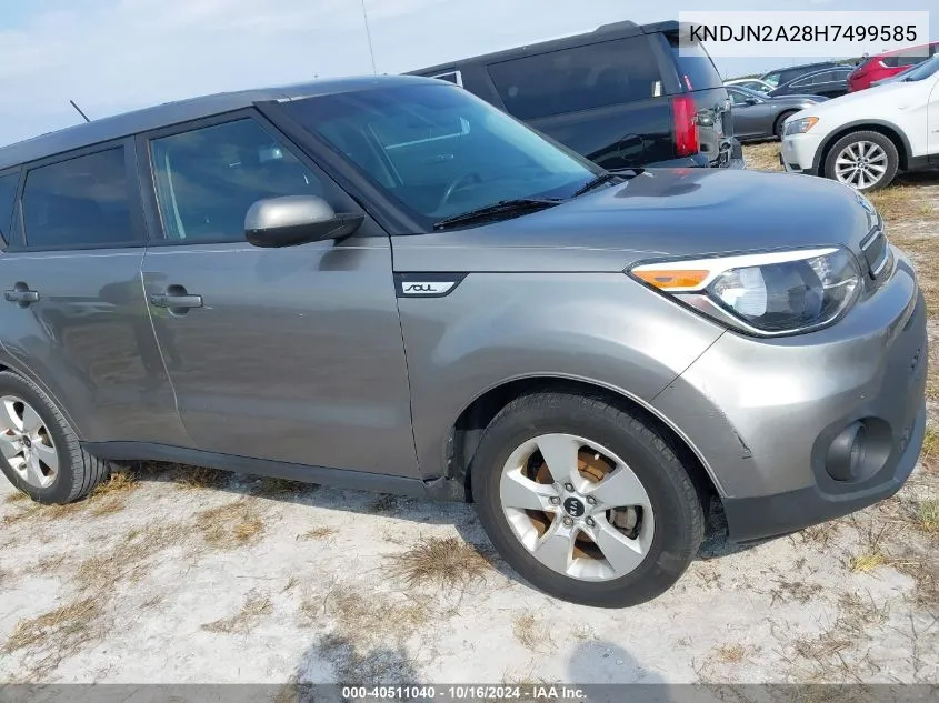 2017 Kia Soul VIN: KNDJN2A28H7499585 Lot: 40511040