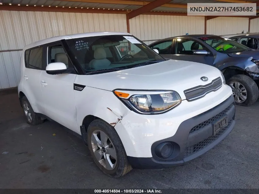 2017 Kia Soul VIN: KNDJN2A27H7453682 Lot: 40514504