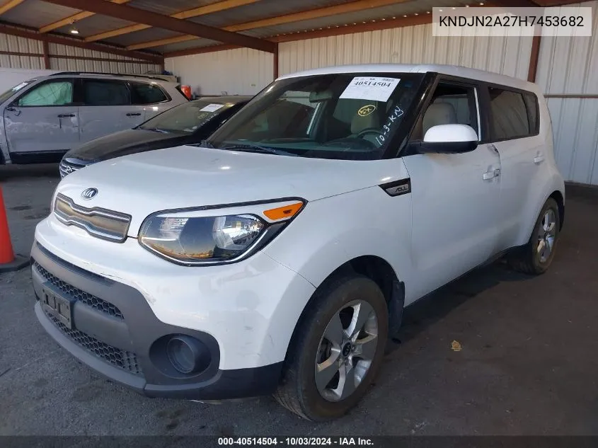 2017 Kia Soul VIN: KNDJN2A27H7453682 Lot: 40514504