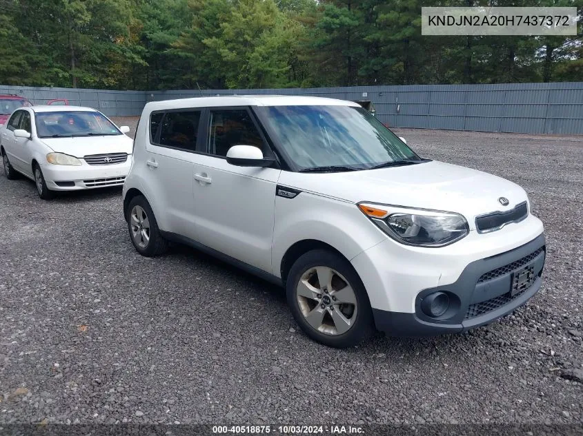 2017 Kia Soul VIN: KNDJN2A20H7437372 Lot: 40518875