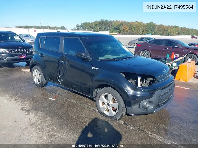 2017 Kia Soul VIN: KNDJN2A22H7495564 Lot: 40607364