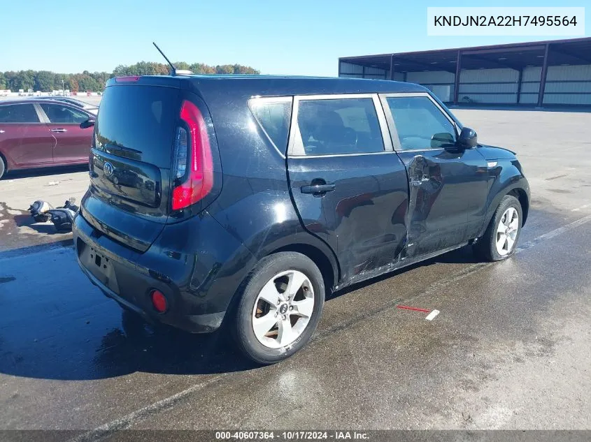 2017 Kia Soul VIN: KNDJN2A22H7495564 Lot: 40607364